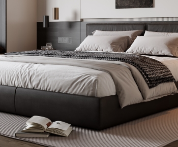 Modern Double Bed-ID:378173117