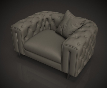 Simple European Style Single Sofa-ID:423578984