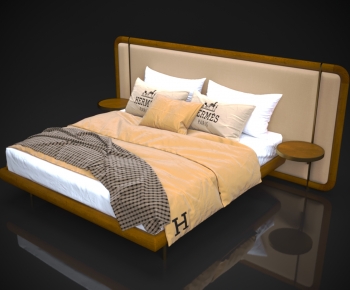 Modern Double Bed-ID:428651091