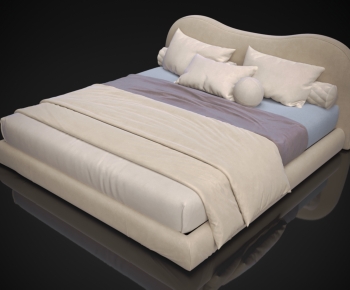 Modern Double Bed-ID:815779926