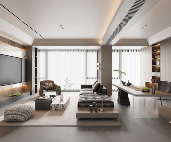 Modern A Living Room-ID:996906048