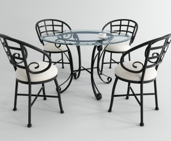 Simple European Style Leisure Table And Chair-ID:289248942