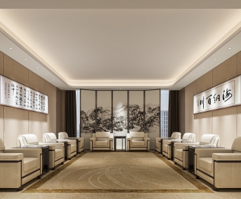 New Chinese Style Meeting Room-ID:532871969