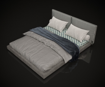 Modern Double Bed-ID:149511109
