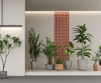 Modern Ground Green Plant Potted Plants-ID:866323956