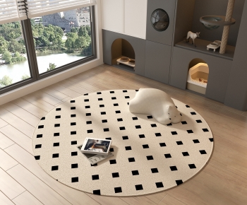 Modern Circular Carpet-ID:297588117