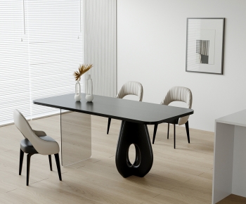 Modern Dining Table And Chairs-ID:926964042