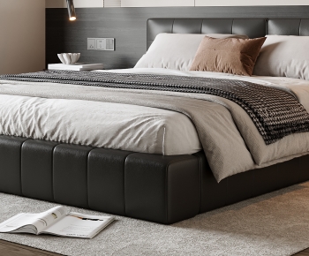 Modern Double Bed-ID:482708937