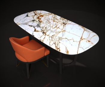 Modern Dining Table And Chairs-ID:500226978