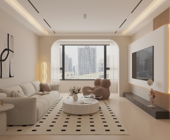 Modern A Living Room-ID:475675118