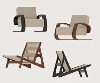 Wabi-sabi Style Lounge Chair-ID:551774984