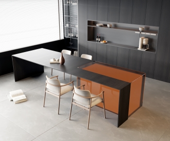 Modern Dining Table And Chairs-ID:526484019