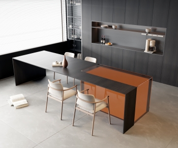 Modern Dining Table And Chairs-ID:152512073