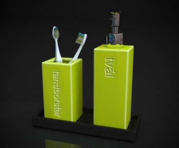 Modern Toothbrush And Toothpaste-ID:105855947