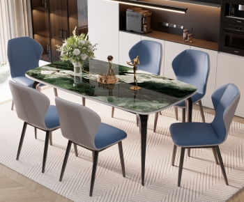 Modern Dining Table And Chairs-ID:636779074