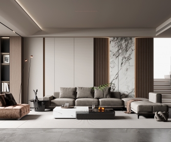 Modern A Living Room-ID:394630913