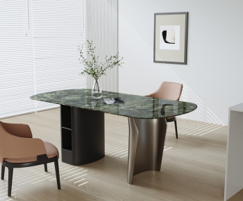 Modern Dining Table And Chairs-ID:771555904