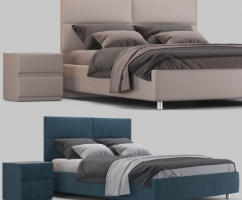 Modern Double Bed-ID:540800155