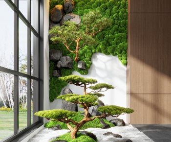 New Chinese Style Plant Landscaping-ID:252135044