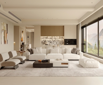 Modern A Living Room-ID:683100213