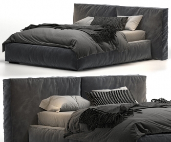 Modern Double Bed-ID:425131084