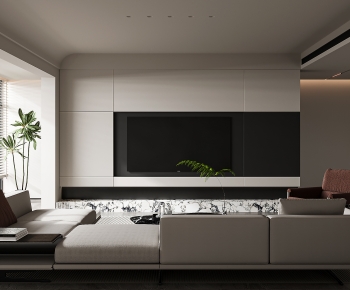 Modern A Living Room-ID:650605925