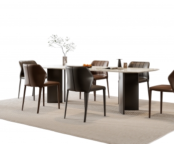 Modern Dining Table And Chairs-ID:950110916