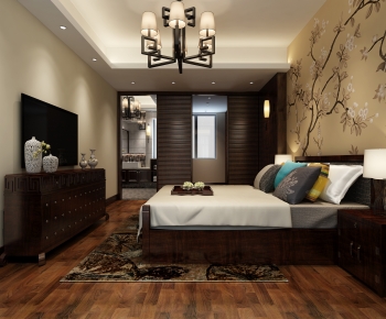 Chinese Style Bedroom-ID:495066882