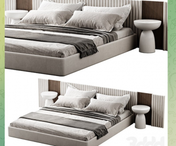 Modern Double Bed-ID:600419044