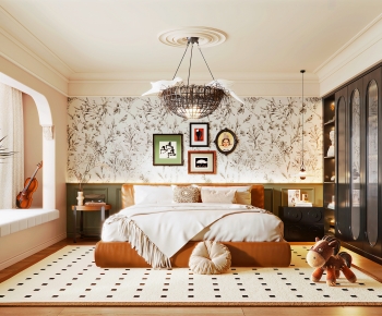 French Style Bedroom-ID:418562891