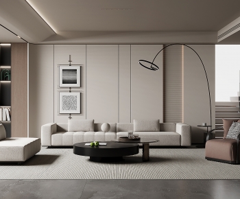Modern A Living Room-ID:258801941