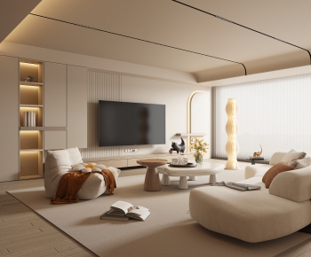 Modern A Living Room-ID:392677076