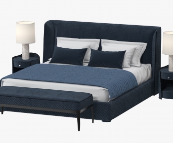 Modern Double Bed-ID:202960977