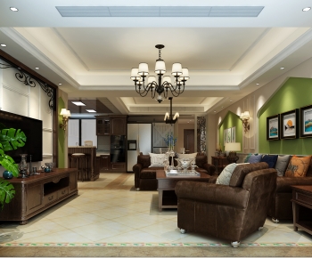 American Style A Living Room-ID:868187909