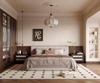 French Style Bedroom-ID:713970901