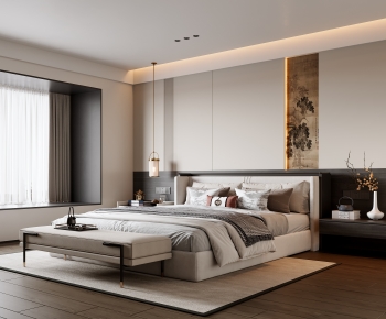 New Chinese Style Bedroom-ID:797050958