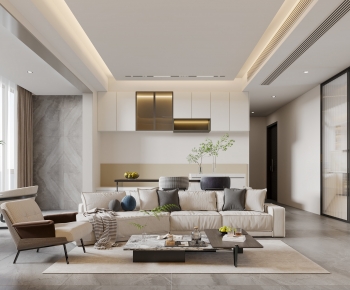 Modern A Living Room-ID:663798092