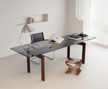 Modern Computer Desk And Chair-ID:263180766