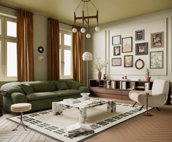 American Style A Living Room-ID:517018085