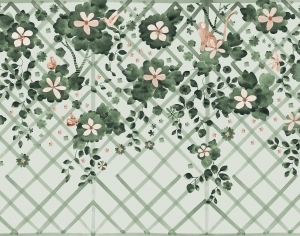 ModernAnimal And Plant Pattern Wallpaper