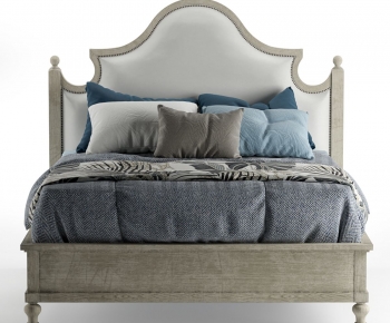 French Style Double Bed-ID:737766982
