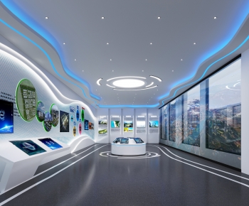 Modern Exhibition Hall-ID:643320135