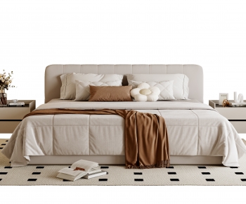 Modern Double Bed-ID:437164071