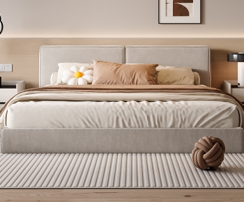 Modern Double Bed-ID:574481964