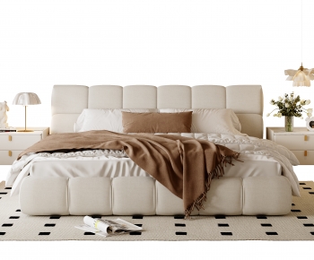 Modern Double Bed-ID:279972087