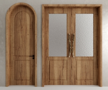 Wabi-sabi Style Double Door-ID:674365042