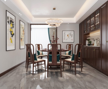 New Chinese Style Dining Room-ID:202426919