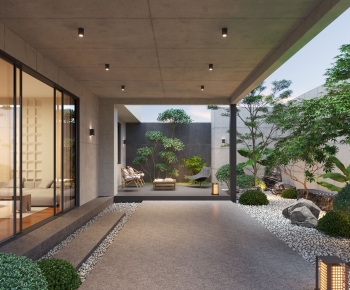 Modern Courtyard/landscape-ID:598359135