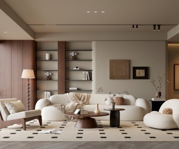 Wabi-sabi Style A Living Room-ID:145095115