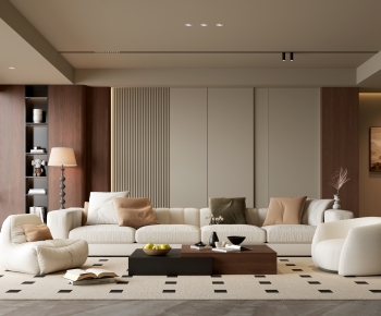 Modern A Living Room-ID:615562929